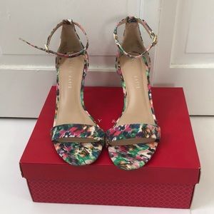 KELLY & KATIE Multicolor Kirstie Heeled Sandals Size 7.5